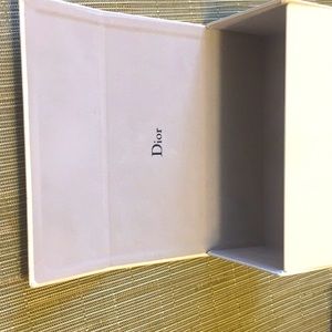 Dior case for Sunglasses & gray silk case